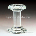 Pillar optical crystal candle holder